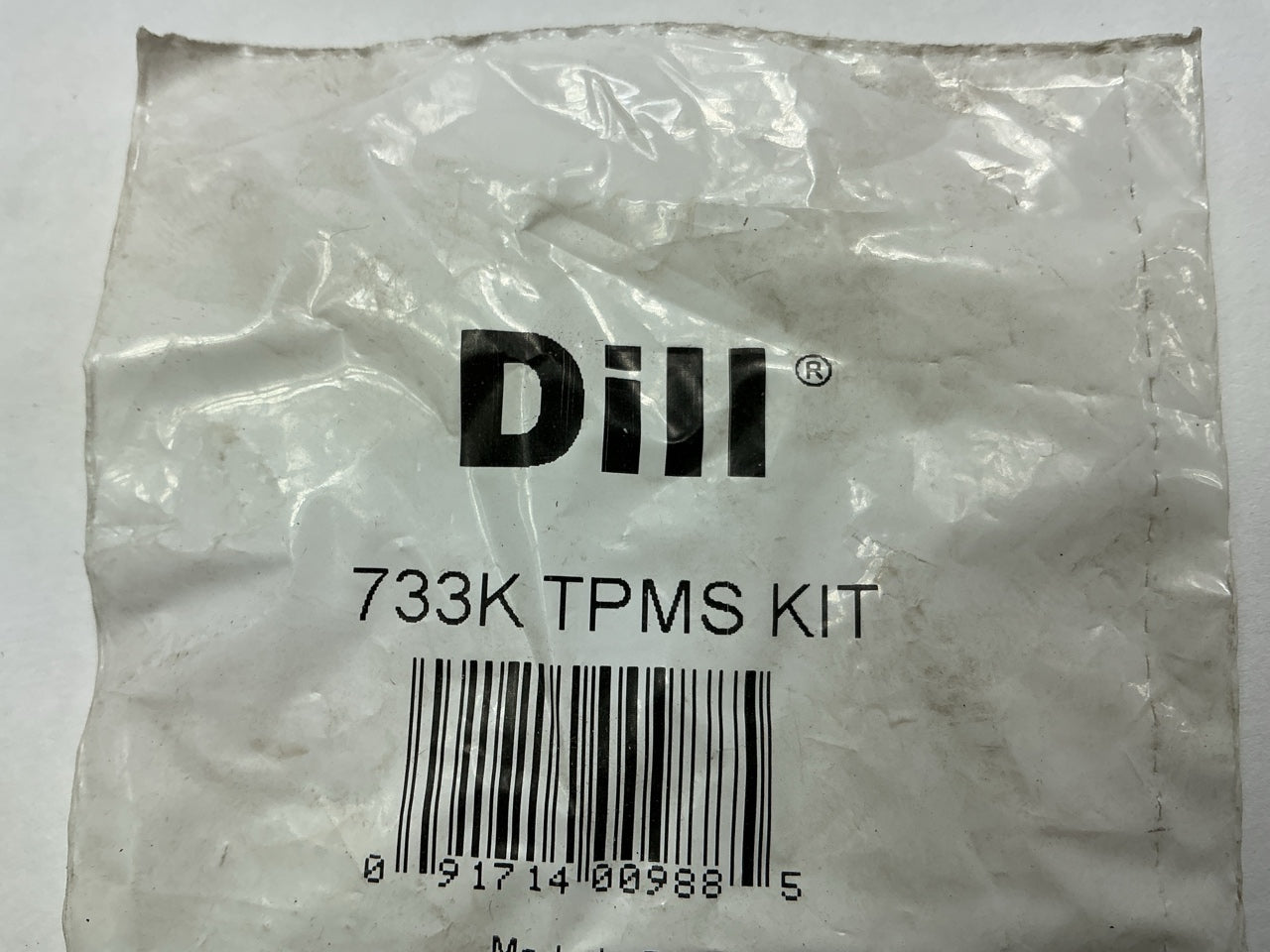 (4) Dill 733K Black TPMS Accessory Kit: Hex Nut And Valve Cap Only
