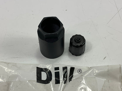 Dill 733K Black TPMS Accessory Kit: Hex Nut And Valve Cap Only