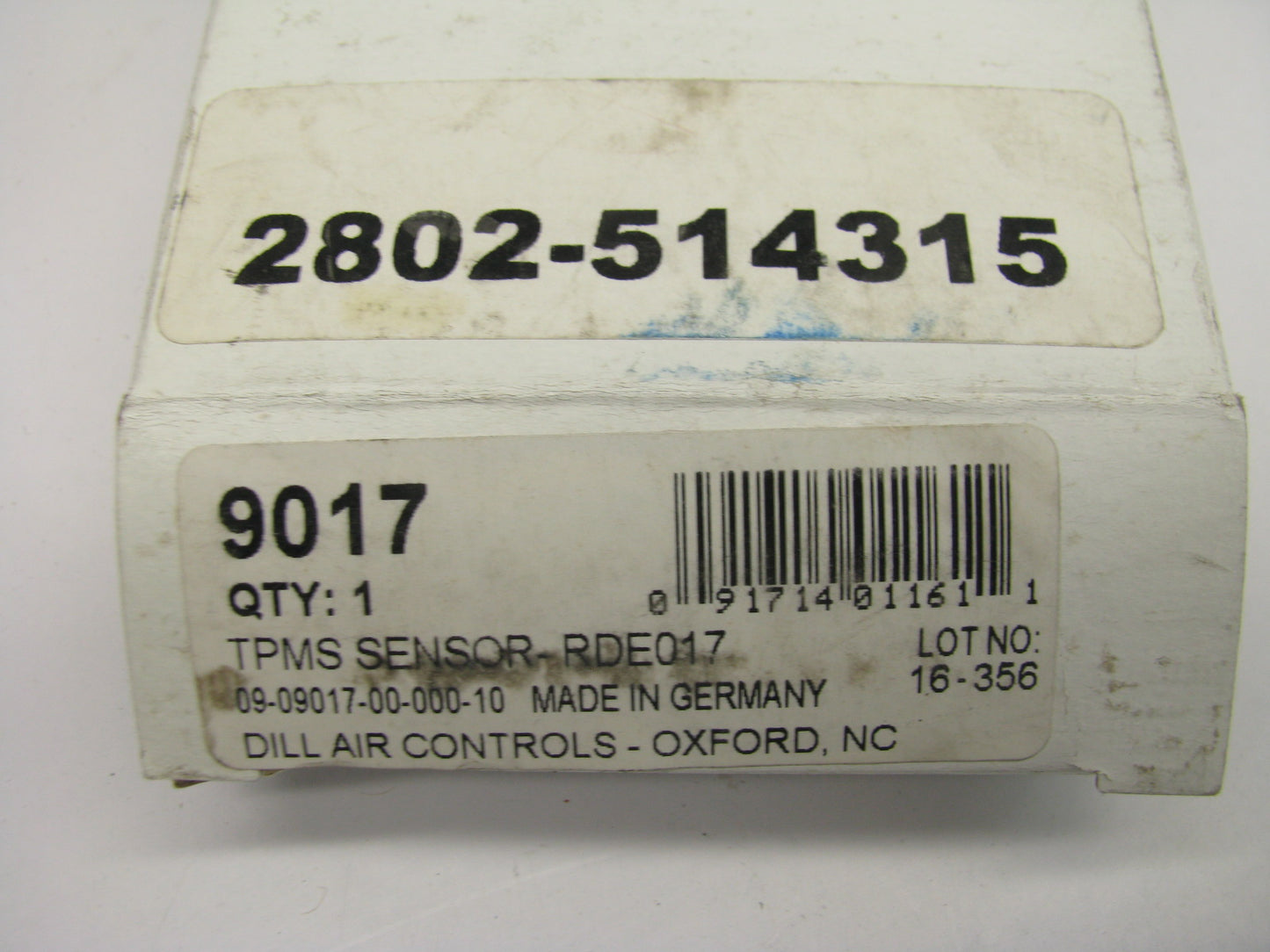 Dill 9017 TPMS Tire Pressure Monitor Sensor