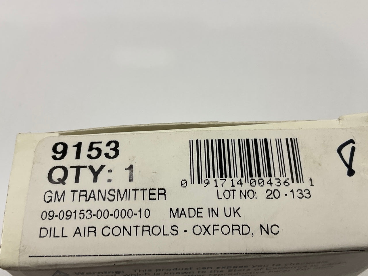 Dill 9153 TPMS Tire Pressure Monitor Sensor