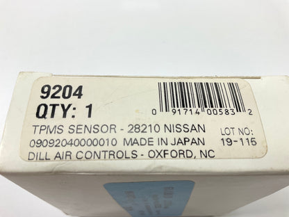 Dill 9204 TPMS Tire Pressure Monitor Sensor