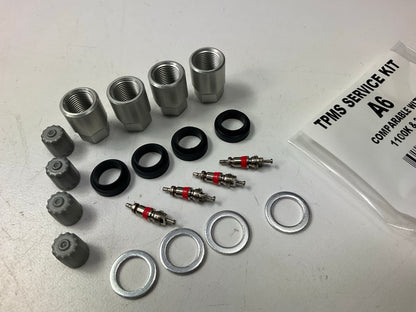 (4) Dill A6 TPMS Tire Sensor Service Kit, With Valve Core