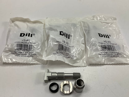 (4) Dill VS-40 Valve Stem Install Kits For TPMS Tire Pressure Monitor Sensor