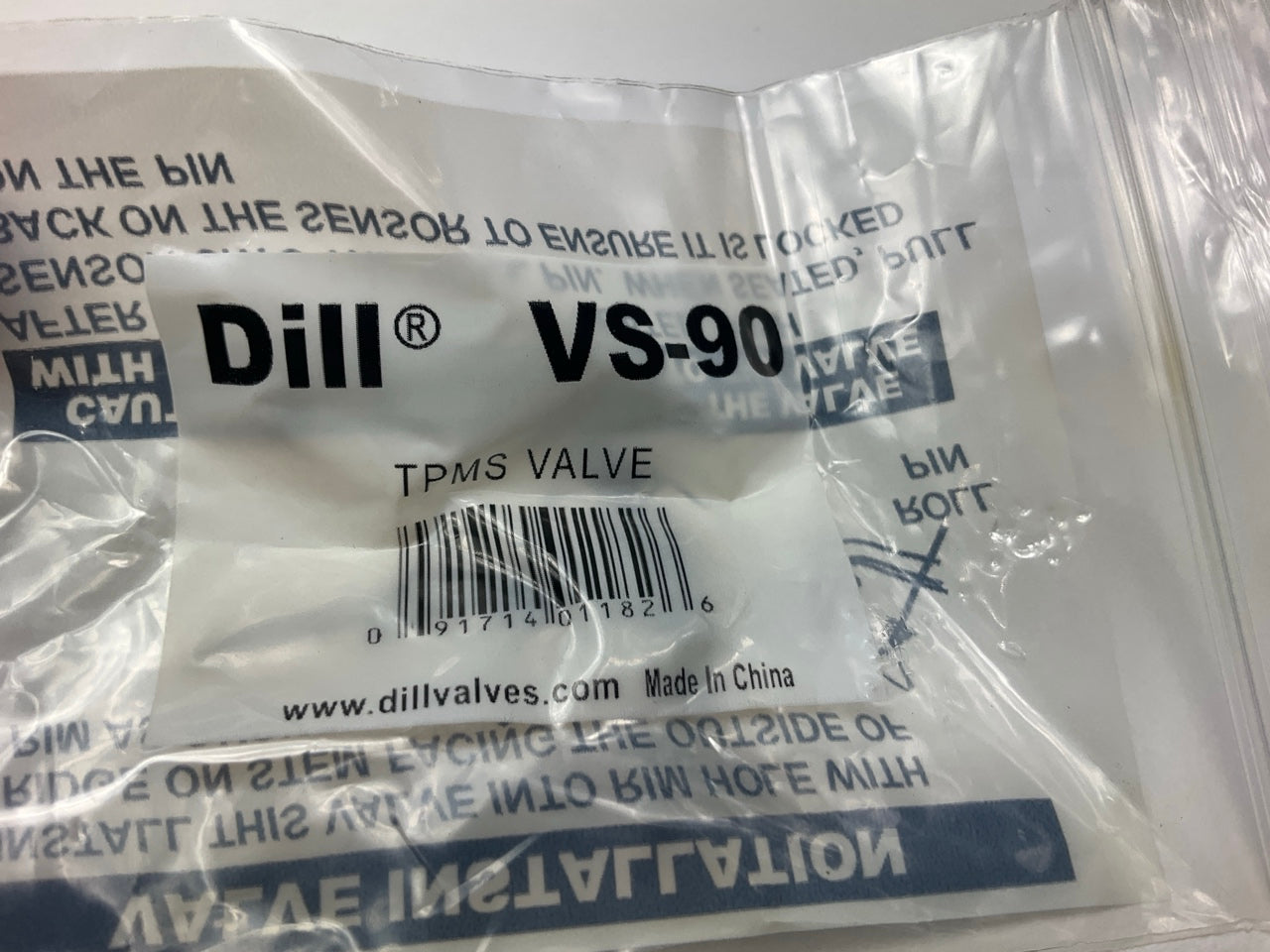 (4) Dill VS-90 TPMS Sensor Service Valve Stem Kits