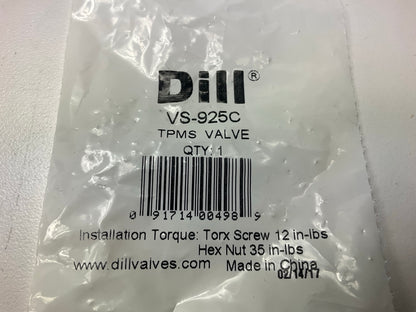 (4) Dill VS-925C TPMS Tire Pressure Monitor Sensor Service Kit