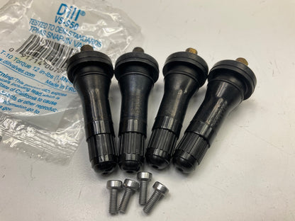 (4) Dill VS-950 TPMS Rubber Snap In Valve Stem