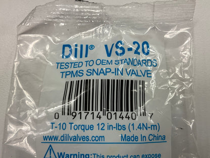 Dill VS20 TPMS Tire Pressure Monitor Sensor Service Kit