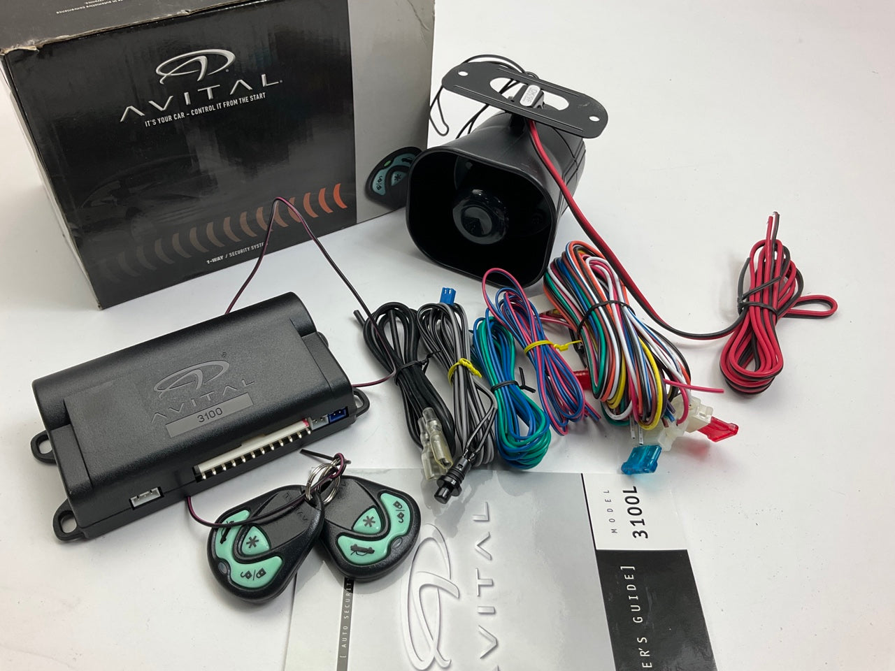 Directed Electronics 3100L Avital 1 Way Security System Security Keyless Entry