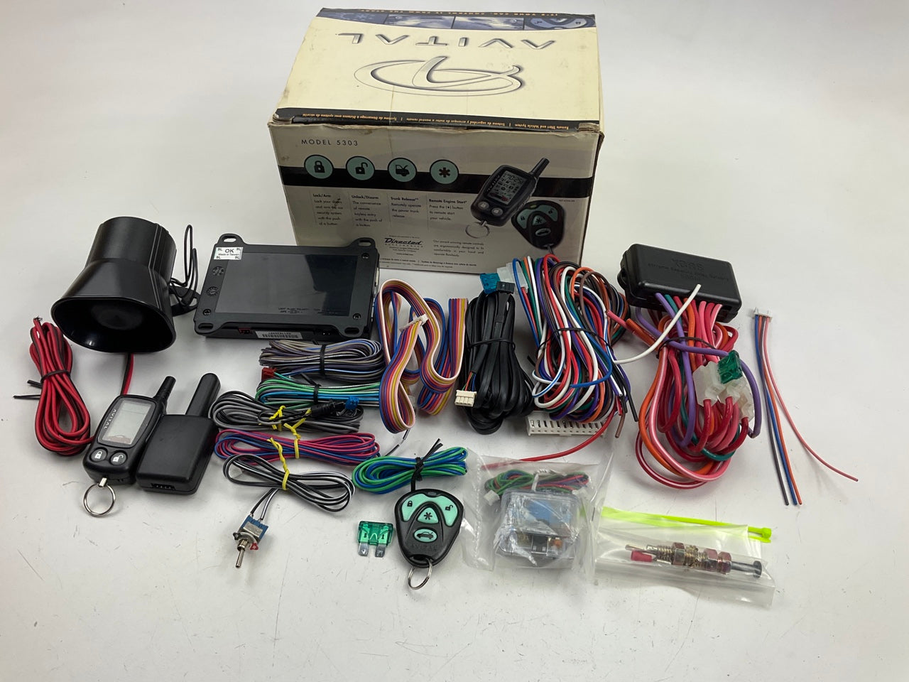 Avital 5303L Car Alarm Remote Start And Keyless Entry Vehicle Security System