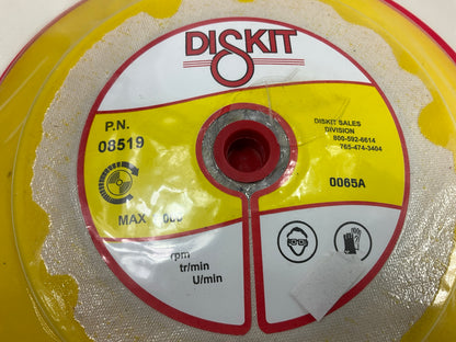 Diskit 08519 8'' Hook Flex Sanding Buffing Backup Pad W/ Water Feed