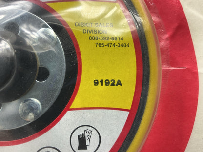 Diskit 50520 Pro Polishing Buffing Pad Bonnet 5'' PSA Back-up Pad, Low Profile