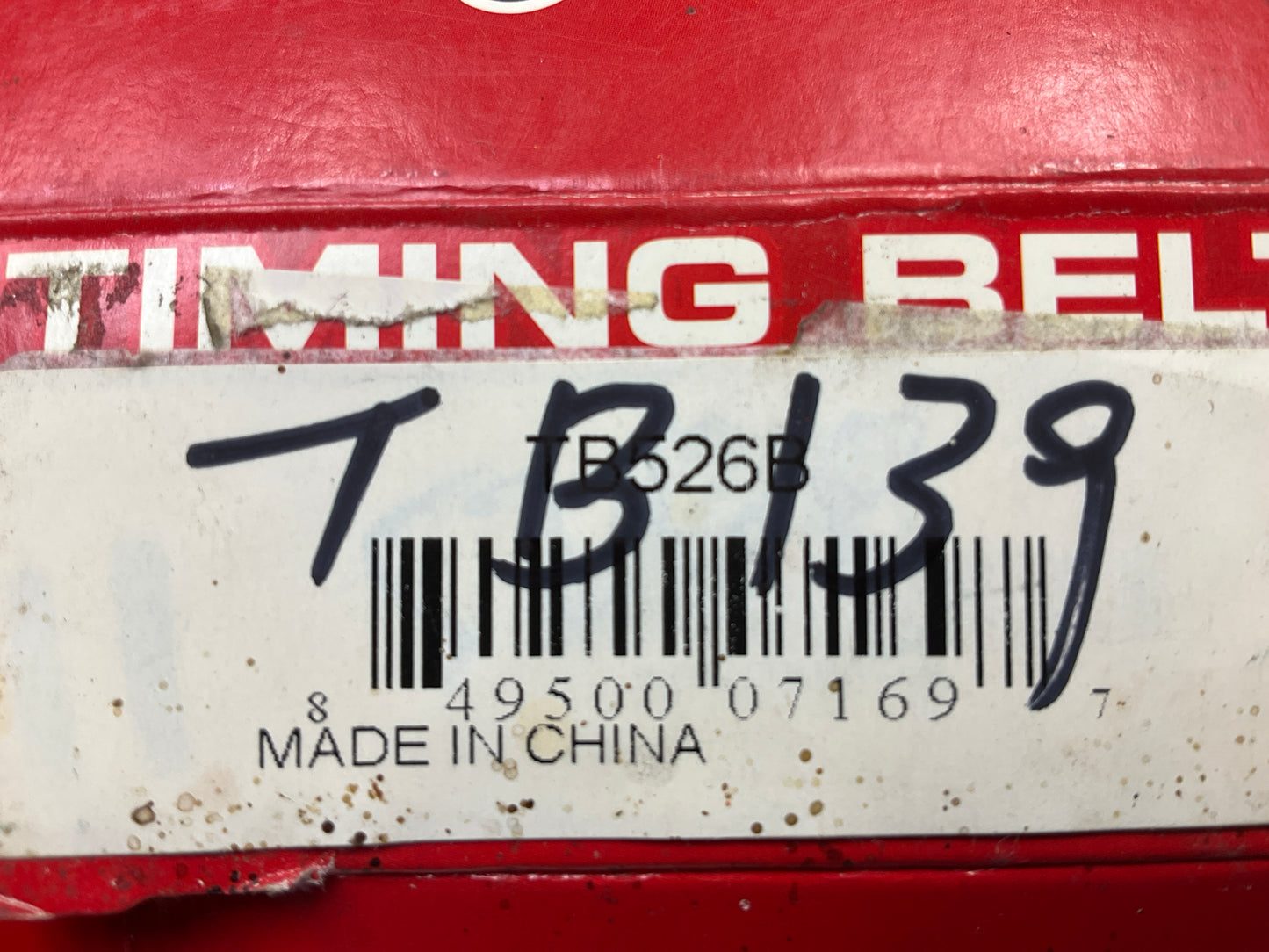 DNJ TB526B Engine Timing Belt