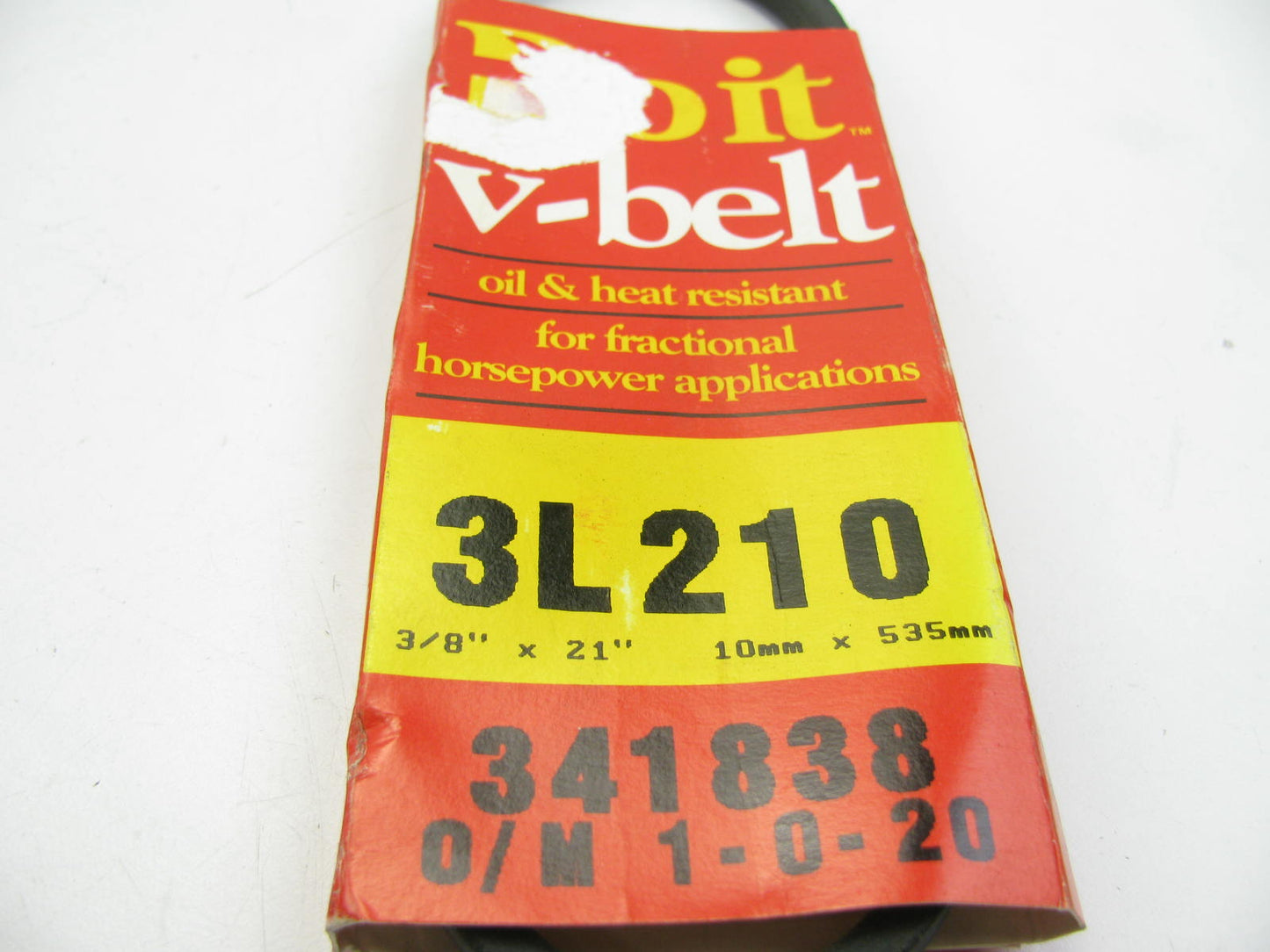 Do It Best 3L210 Power Equipment Lawn Mower Drive Belt - 3/8'' X 21''