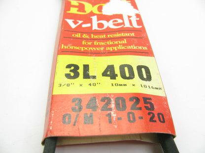 Do It Best 3L400 Lawn & Garden Power Equipment Accessory Drive Belt - 3/8'' X 40''