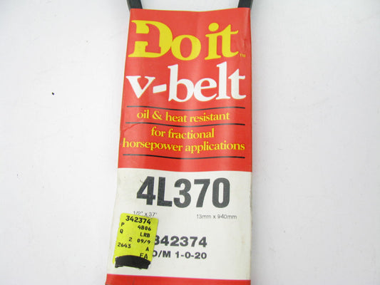 Do It Best 4L370 Lawn & Garden Power Equipment Accessory Drive Belt - 1/2'' X 37''