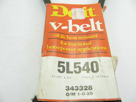 Do It Best 5L540 Lawn & Garden Power Equipment Accessory Drive Belt - 5/8'' X 54''