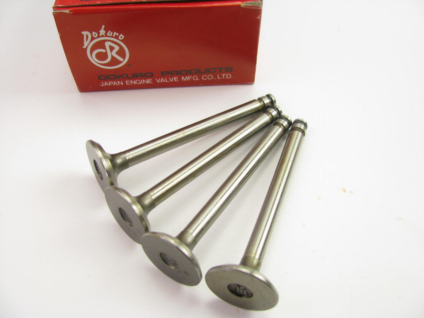 SET OF 4 - Dokuro VX10966 EXHAUST Valves - 1970-1974 Toyota Corolla 3KC 1.2L