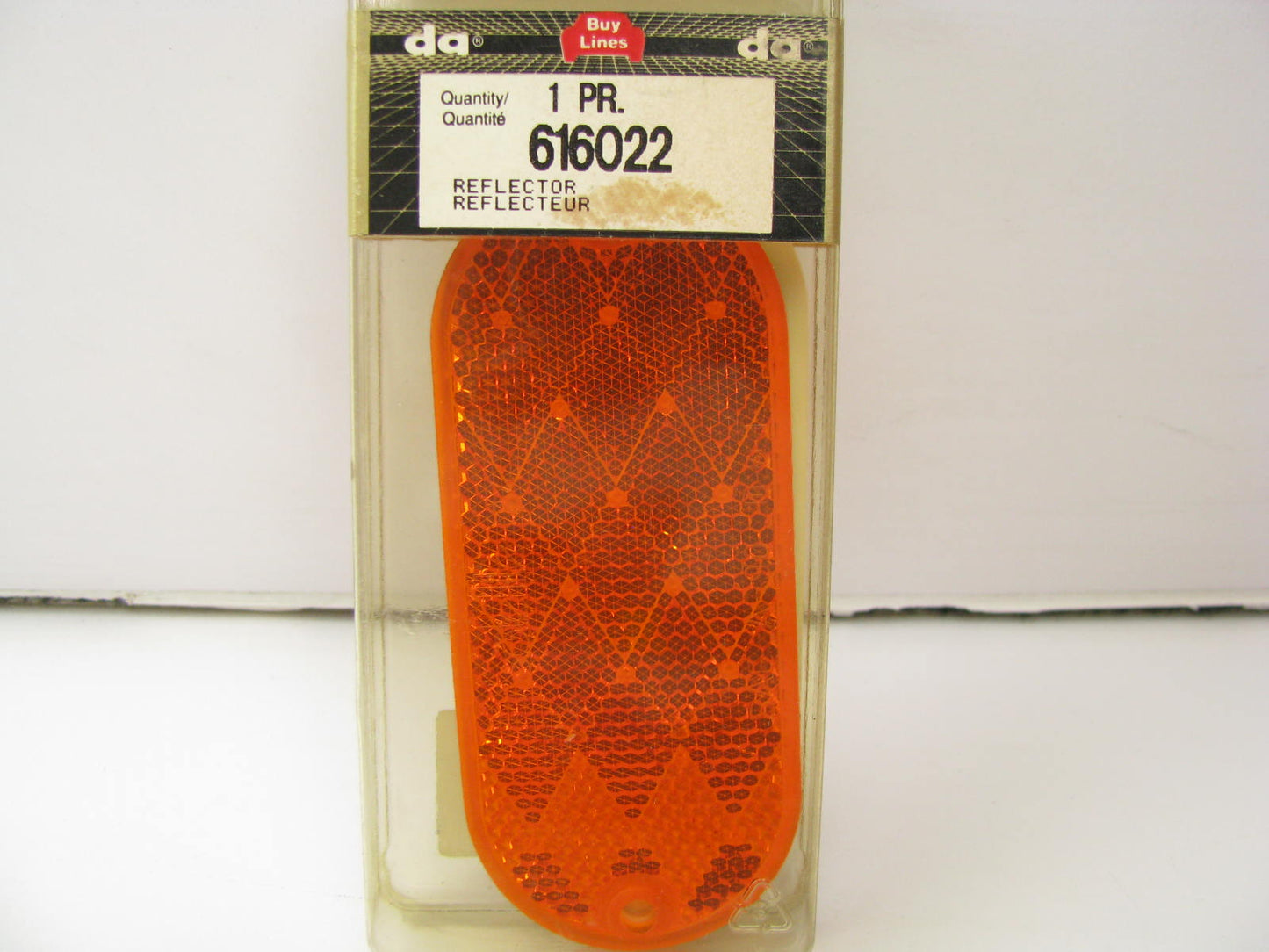 Dominion 616022 Oval Reflectors - Orange Pack Of 2