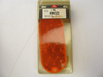 Dominion 616022 Oval Reflectors - Orange Pack Of 2