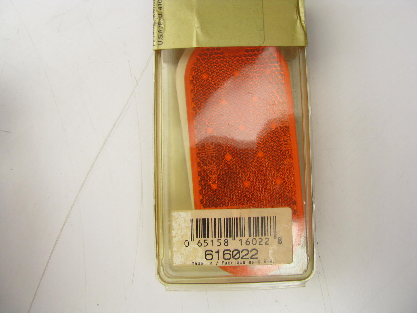 Dominion 616022 Oval Reflectors - Orange Pack Of 2