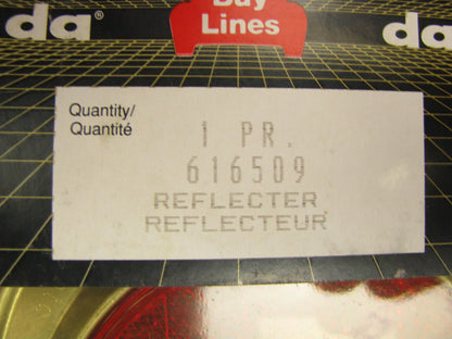 Dominion 616509 Red Trailer Reflector - Casting # 71-6510A