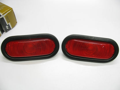 (x2) 2 X 6 OVAL RD TAIL LIGHTS WITH GROMMET PIGTAILS Dominion 70-6222