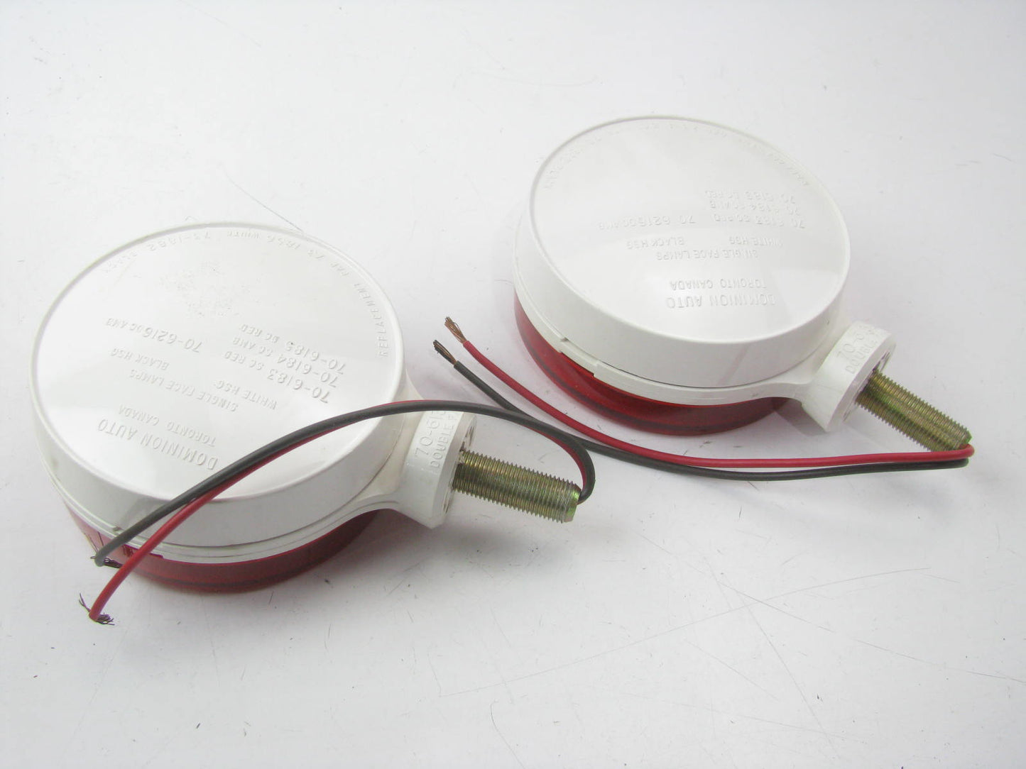 (2) Dominion 706185 Pedestal Mount Single Face Turn Signal Lights