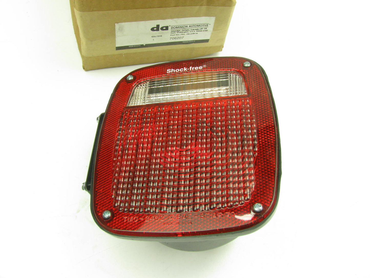 Dominion 706207 Universal Trailer Tail Light Turn Signal Lamp