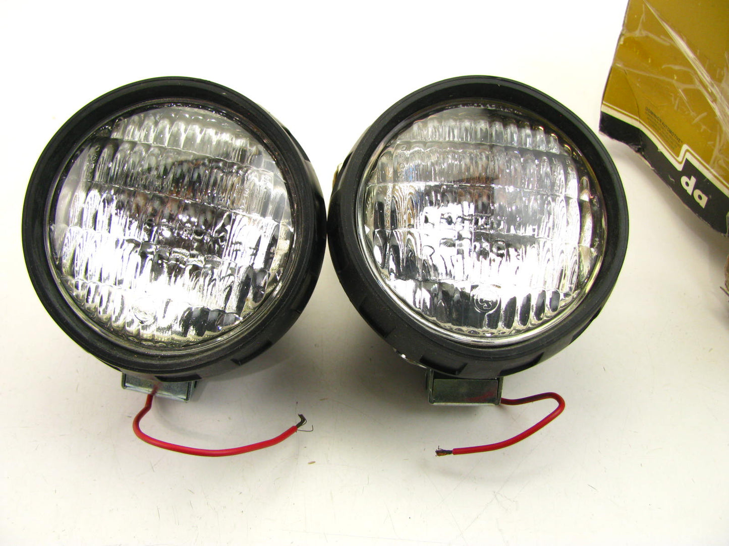 (x2) Rubber Backed Tractor Truck Forklift Utility Light Dominion 72-5039