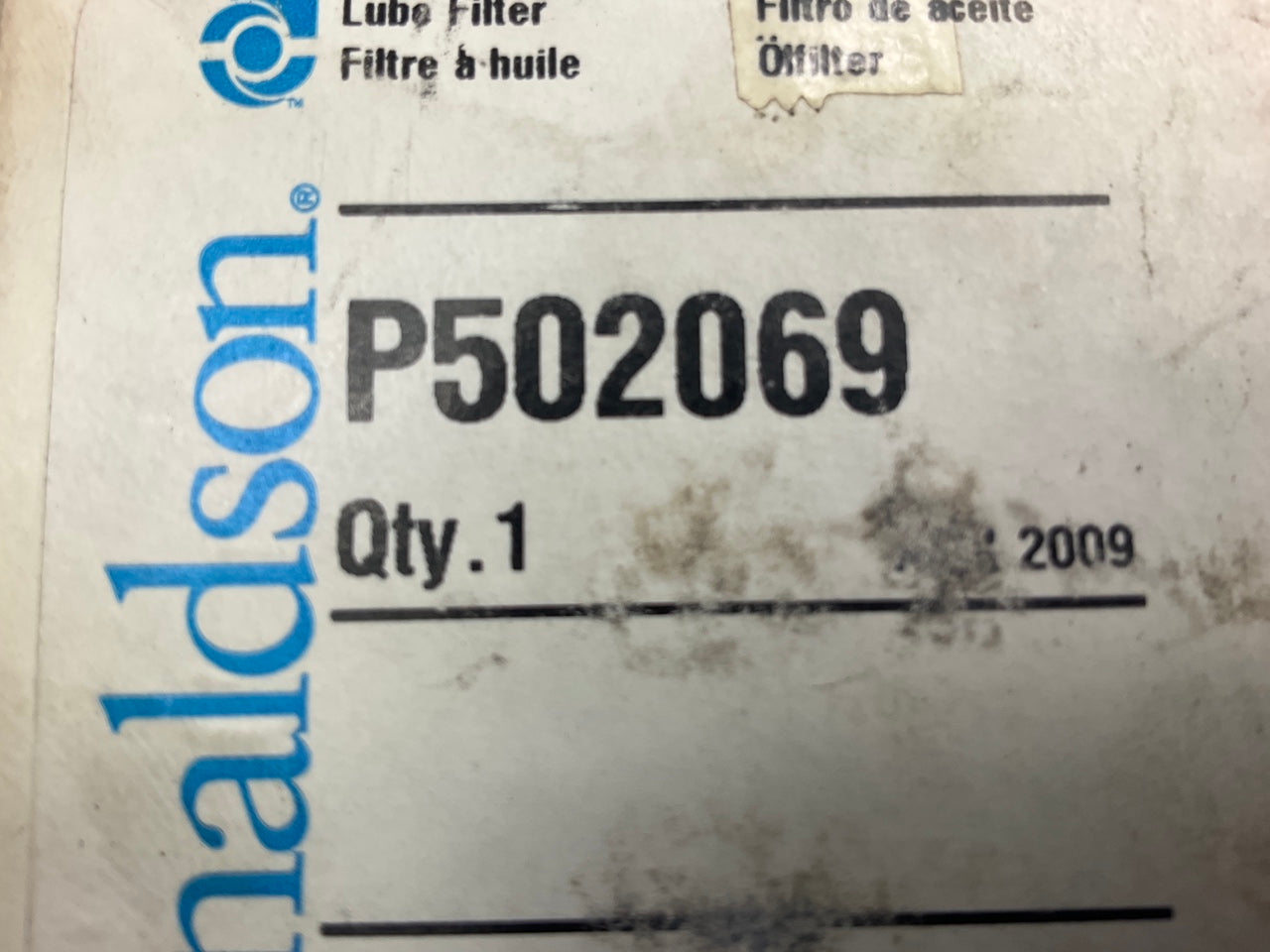 Donaldson P502069 Oil Filter 1520801B01 ,1520801B02 ,1520801B0B ,1520801B10