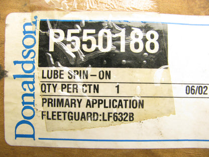 Donaldson P550188 Oil Filter Replaces: 51581 51243 L30026 1243 1581 LF340 LF129
