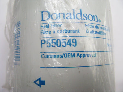 Donaldson P550549 Fuel Filter Replaces WIX 33408, LUBER-FINER LFF9519, 3942533