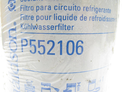 Donaldson P552106 Engine Coolant Filter Replaces 24206 1822313C1 BW5082 93206