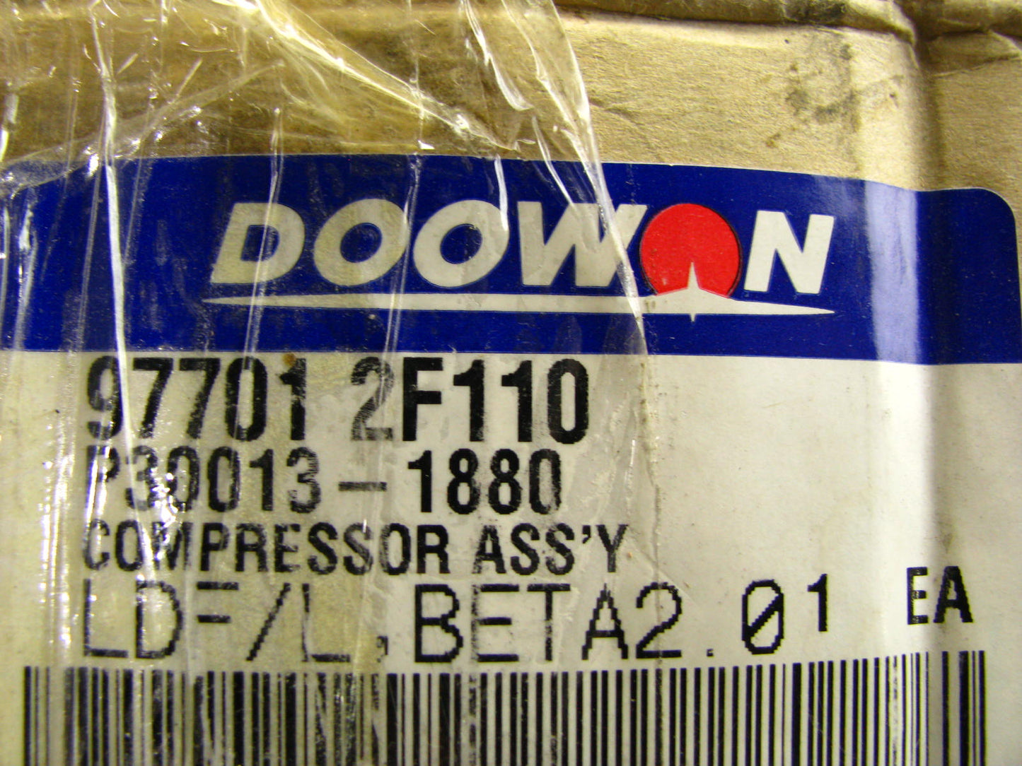 A/C Compressor- Doowon 977012F110  For 2004-2006 Kia Spectra