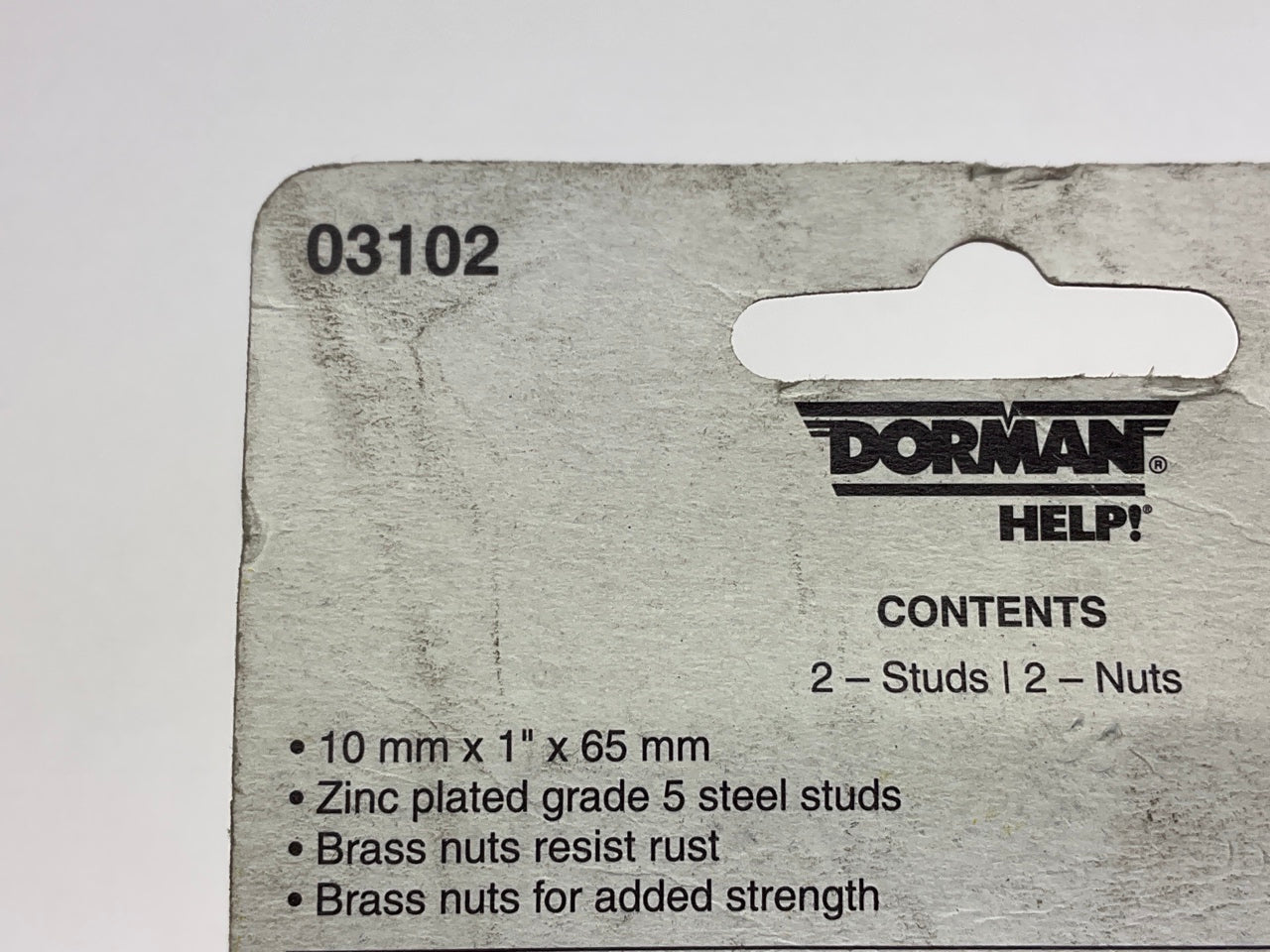 Dorman 03102 Exhaust Flange Stud & Nut Kit 10MM X 1'' X 65MM