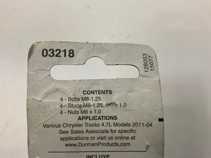 Dorman 03218 Exhaust Manifold Hardware Kit - Bolts & Studs