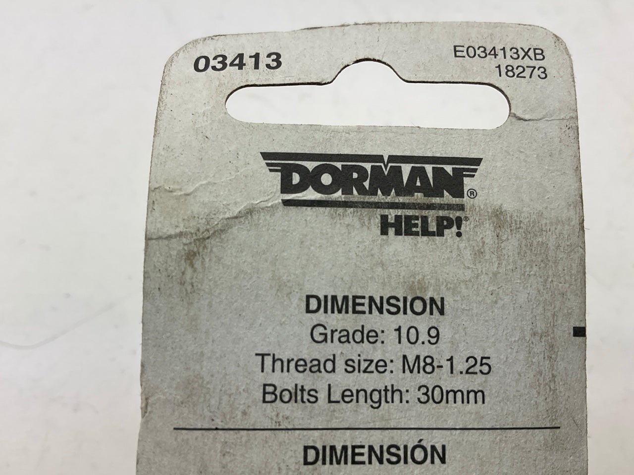 Dorman 03413 Exhaust Manifold Hardware Kit M8-1.25 X 30MM