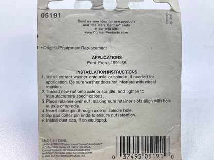 Dorman 05191 Spindle Lock Nut Kit