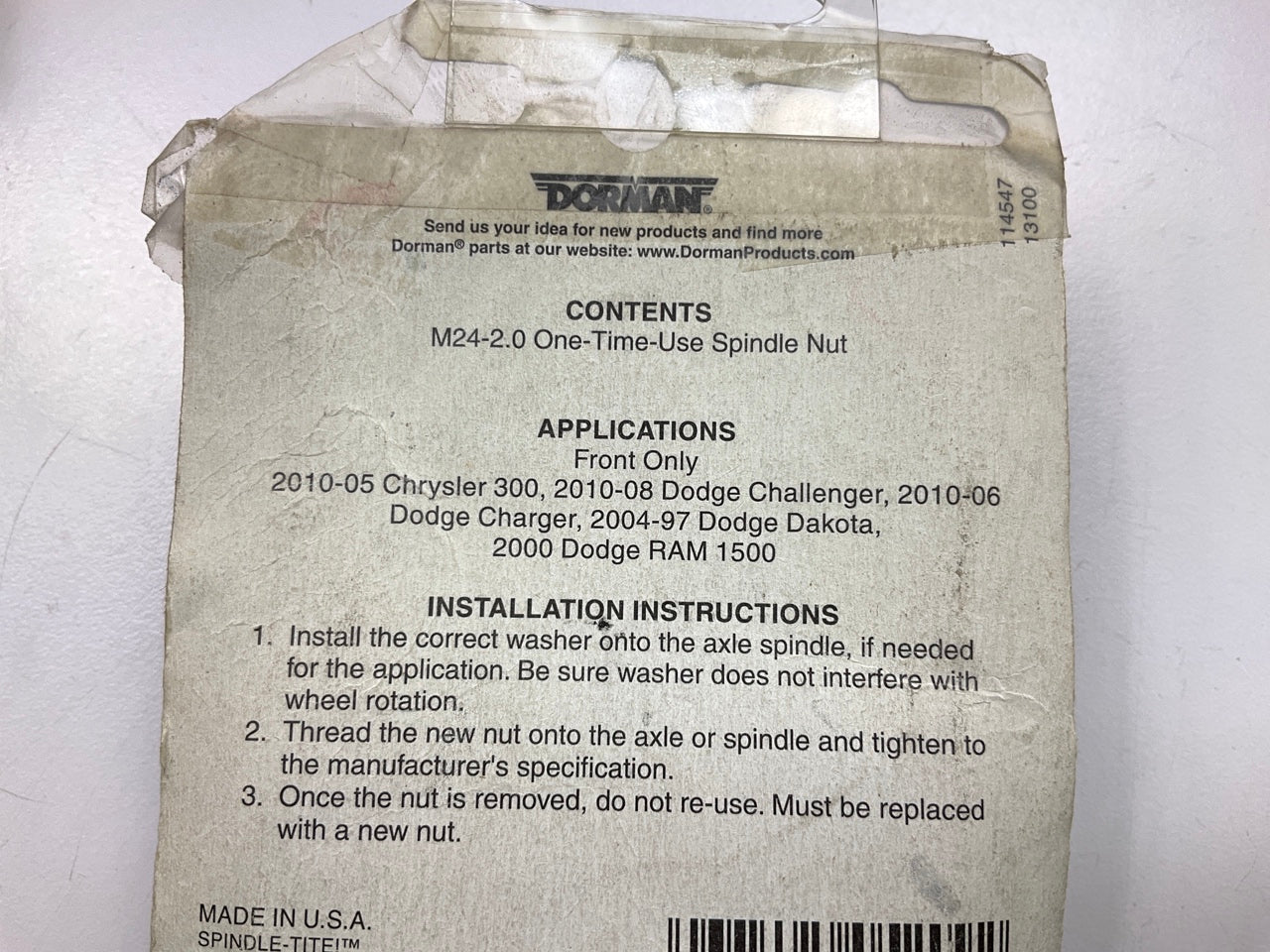 Dorman 05209 Spindle Nut