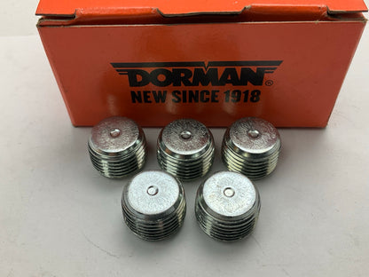 (5) Dorman 090-019 Pipe Plug C.S. Square 3/8-18 NPT, Head Size 5/16''