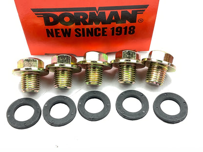 (5) Dorman 090-038 Engine Oil Drain Plug - M12-1.25mm