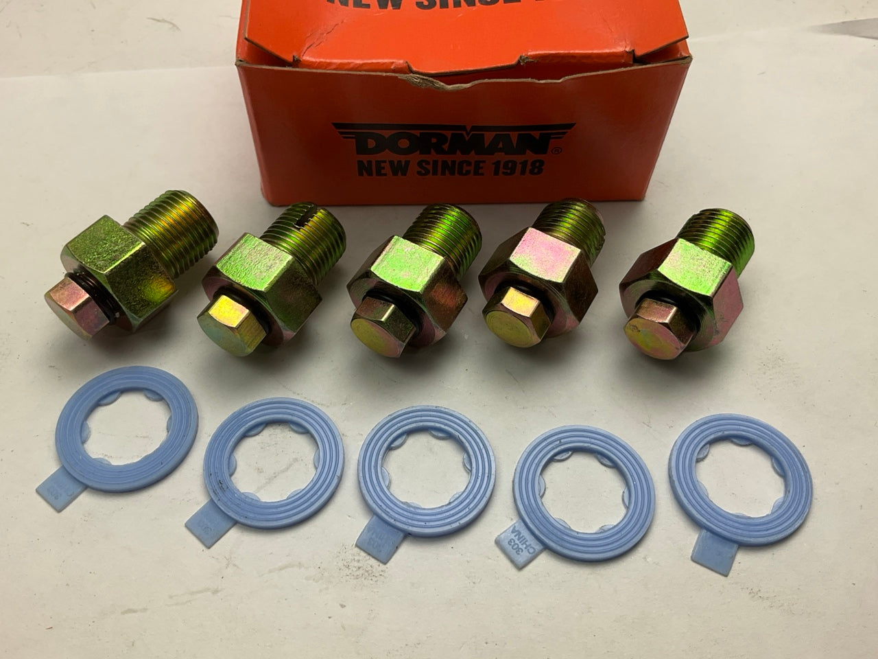 Dorman 090-045 Oil Drain Plug Piggyback, 1/2-20 Double Oversize, 5 / Pack