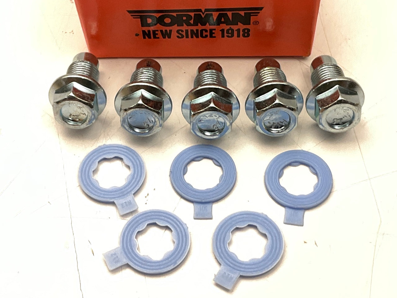 (5) Dorman 090-049 Oil Drain Plug Pilot Point M12-1.25, Head Size 13Mm