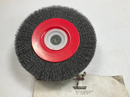 Dorman 09107 Crimped Wire Wheel Brush, 8'' Diameter, 1/2'' Wide, 0.014'' Wire