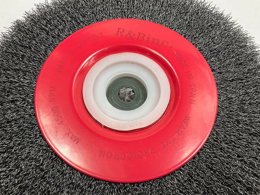 Dorman 09107 Crimped Wire Wheel Brush, 8'' Diameter, 1/2'' Wide, 0.014'' Wire