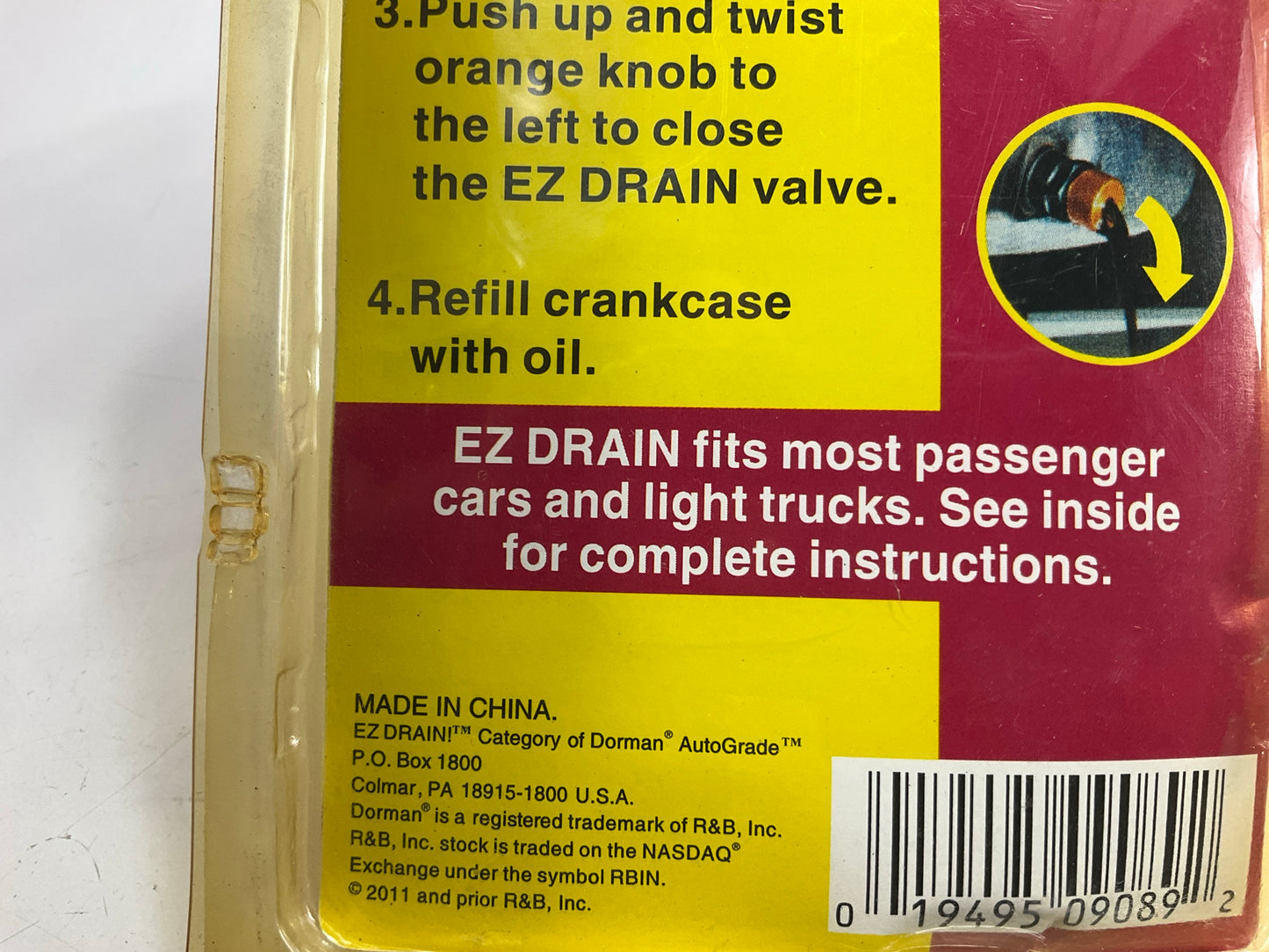 Dorman 092-001 EZ Engine Oil Drain Valve