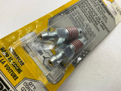 Dorman 12702 One Person Brake Bleeder Screws W/ Built-in Check Valve - Pack Of 2