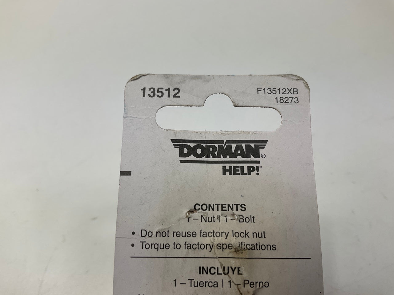 Dorman 13512 Front Upper Alignment Cam Bolt & Nut Kit