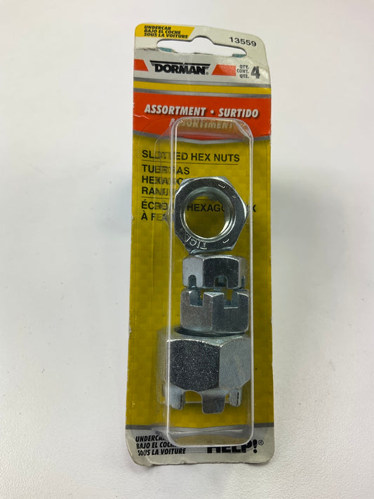 Dorman 13559 Slotted Castle Nut  Assortment, 4 PCS