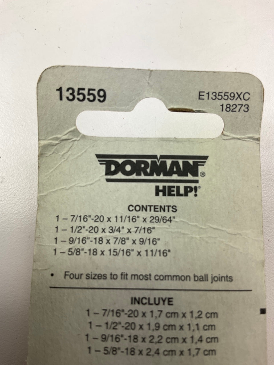 Dorman 13559 Slotted Castle Nut  Assortment, 4 PCS